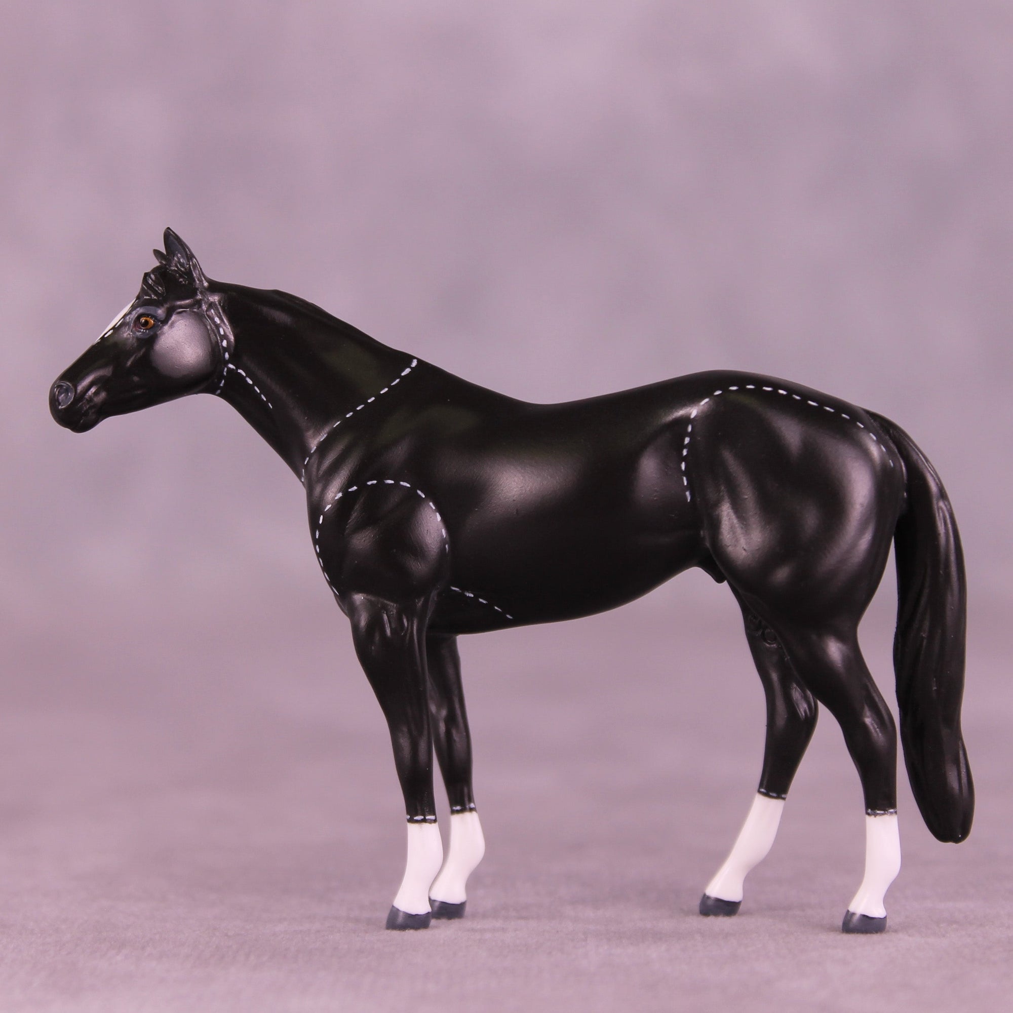 Cuddles OOAK Chip Stock Horse by Jess Hamill MS25