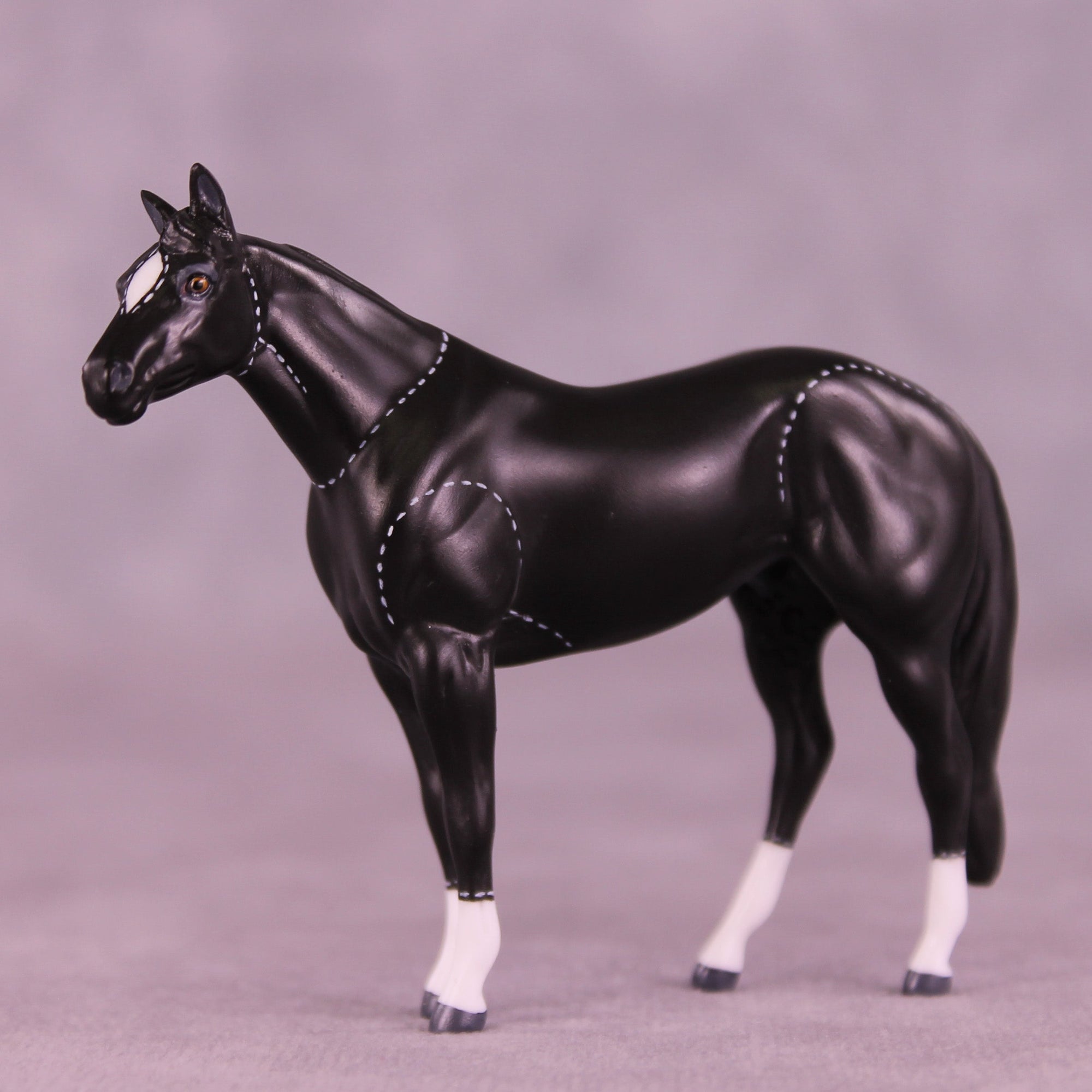 Cuddles OOAK Chip Stock Horse by Jess Hamill MS25