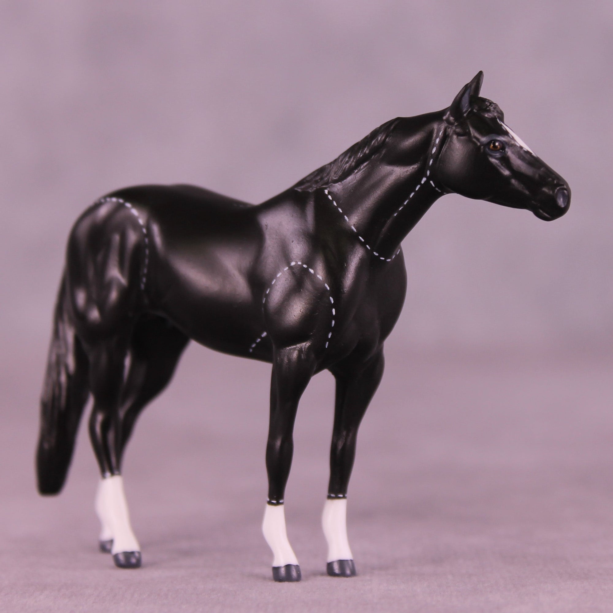 Cuddles OOAK Chip Stock Horse by Jess Hamill MS25