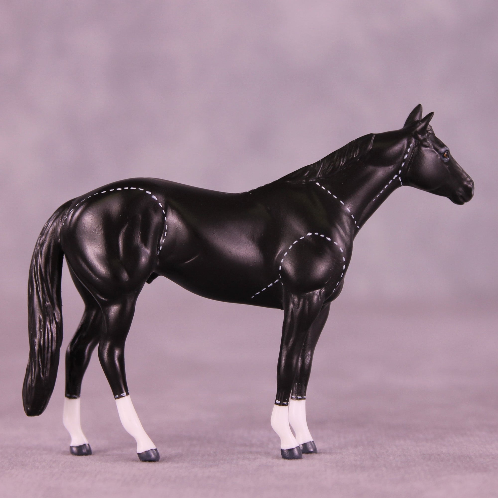 Cuddles OOAK Chip Stock Horse by Jess Hamill MS25