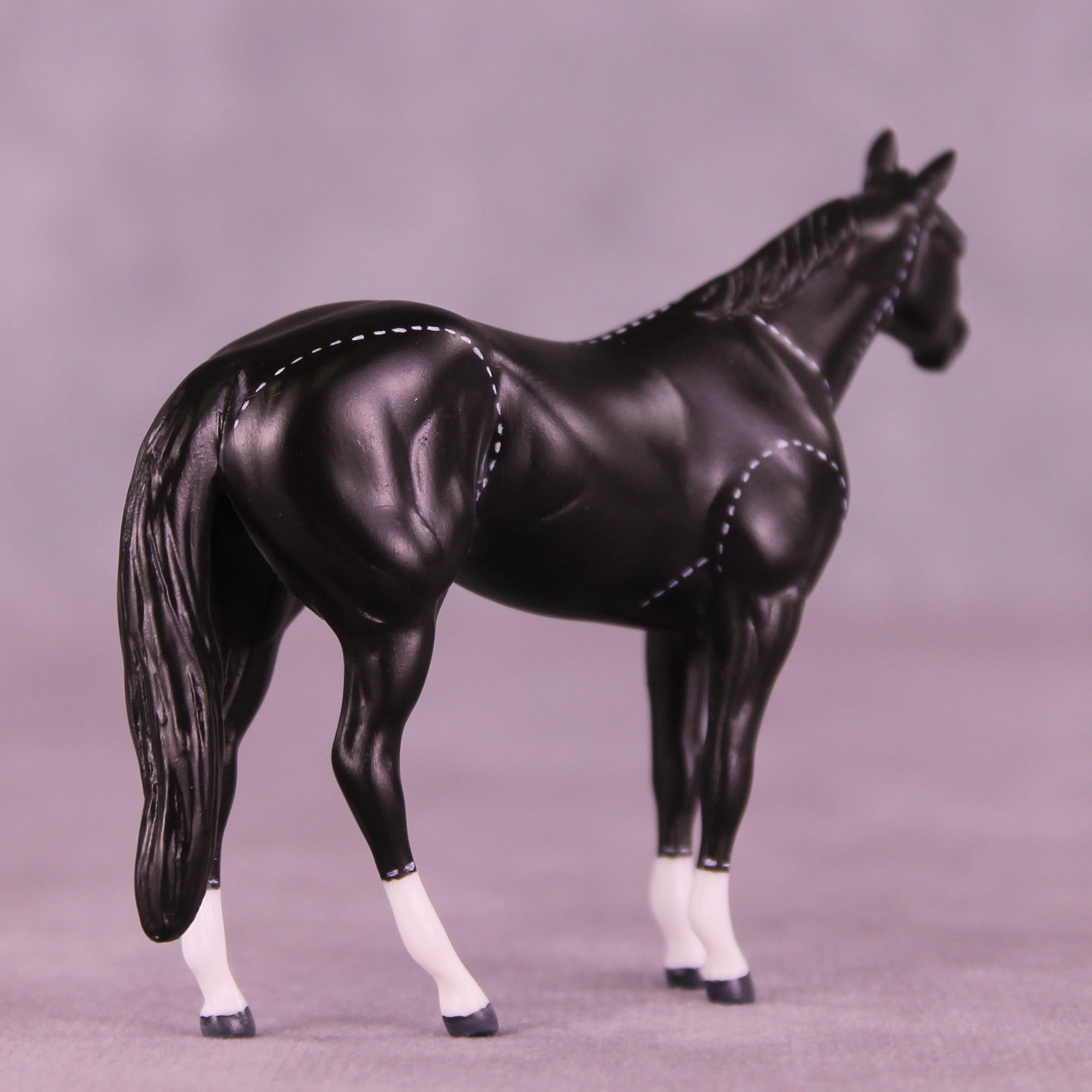 Cuddles OOAK Chip Stock Horse by Jess Hamill MS25