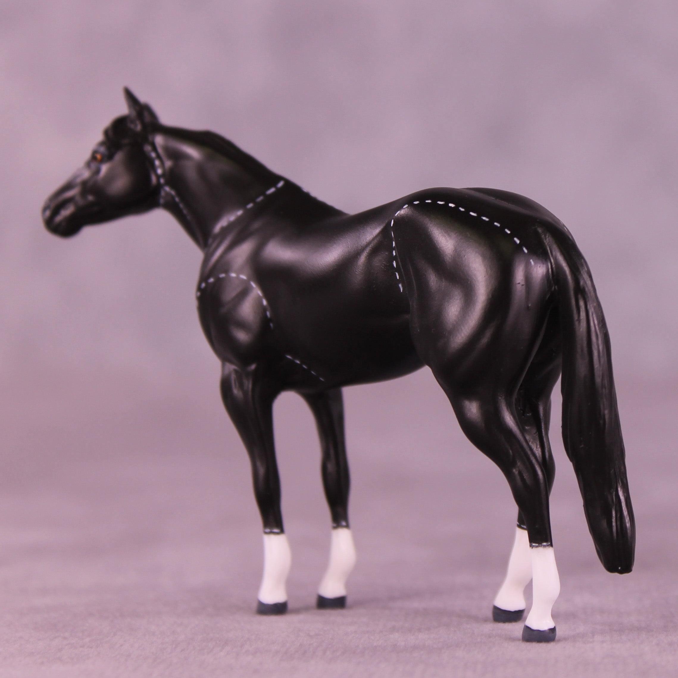 Cuddles OOAK Chip Stock Horse by Jess Hamill MS25