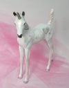 CUTSEY PIE-OOAK VALENTINE DECORATOR UNICORN FOAL MODEL HORSE 2/5