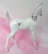 CUTSEY PIE-OOAK VALENTINE DECORATOR UNICORN FOAL MODEL HORSE 2/5