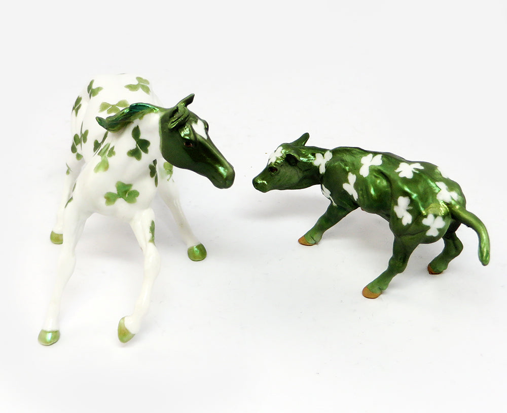 TWITTER &amp; PATTER~OOAK ST. PATRICK&#39;S DAY CUTTER AND CALF CHIPS 3/10