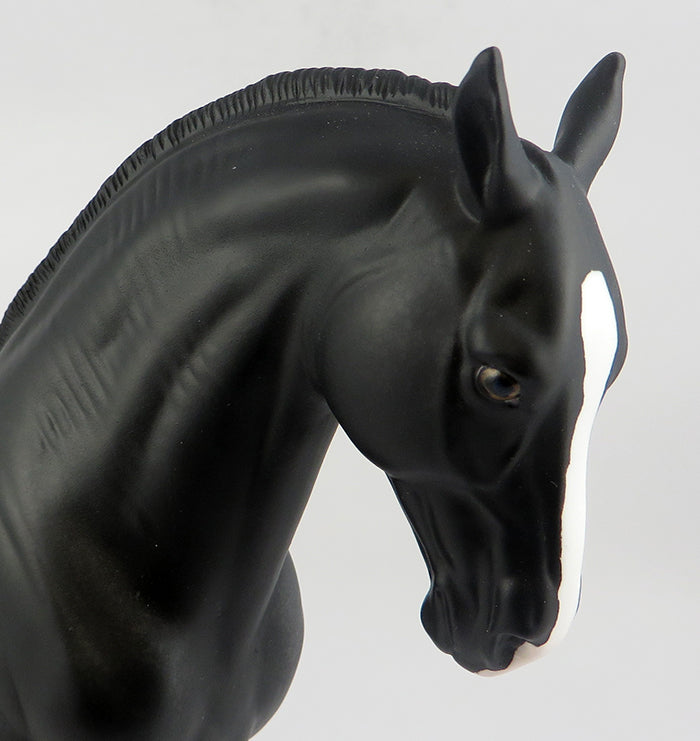 DANDY FROSTYWRAP-OOAK DARK GRAY ANDALUSIAN MARE MODEL HORSE 12/3/16