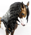 DARTANIAN~OOAK DAPPLE BUCKSKIN PAINT ANDALUSIAN MODEL HORSE 3/21