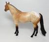 DENALI-LE-5 CUSTOM BUCKSKIN APPALOOSA ISH MODEL HORSE EQ 2017