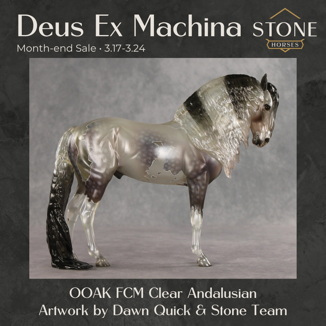 Deus Ex Machina OOAK FCM Clear Andalusian by Dawn Quick SS0326