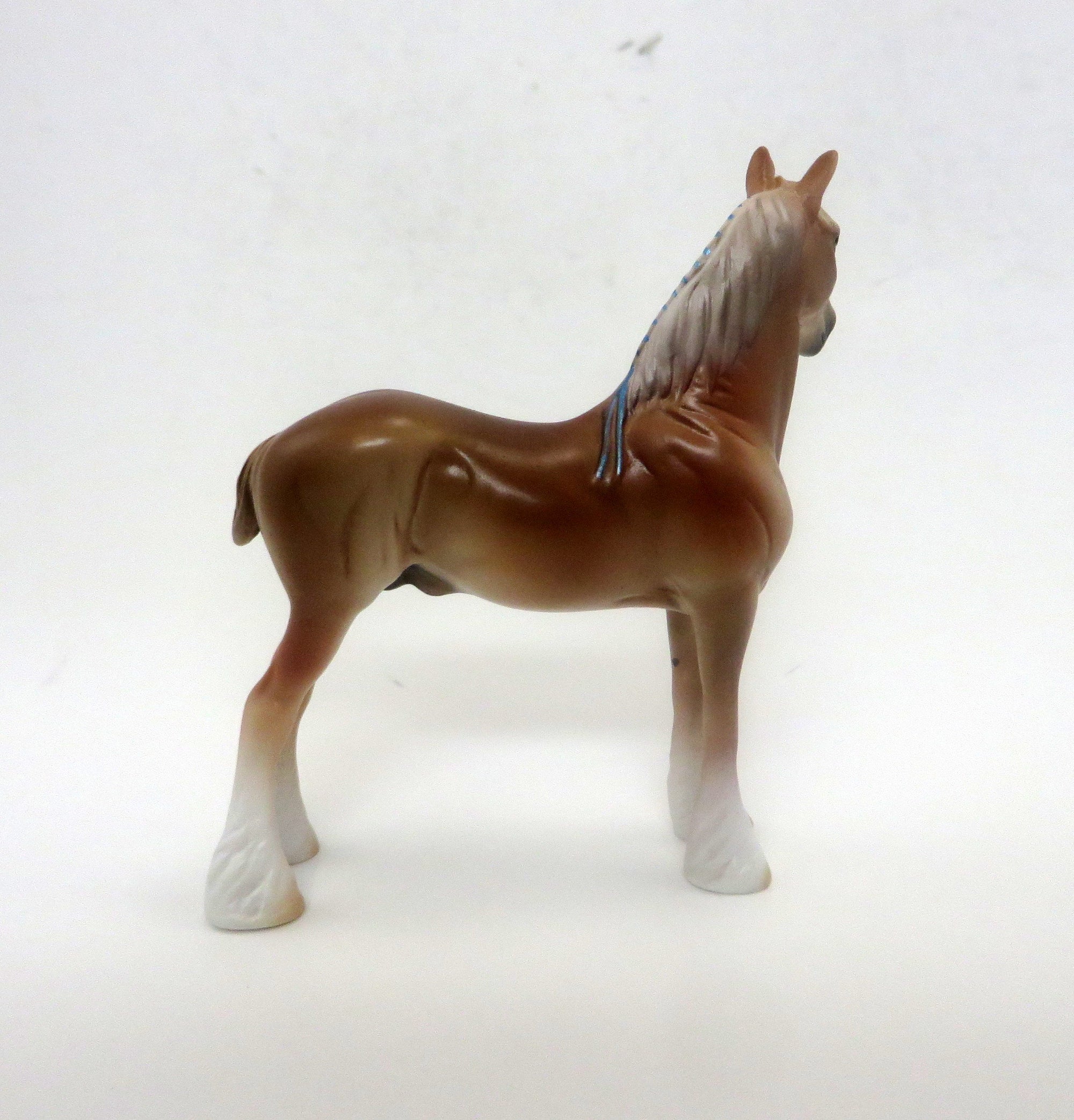 OVERDRAFT - OOAK BLONDE DRAFTER CHIPS MODEL HORSE - 9/23