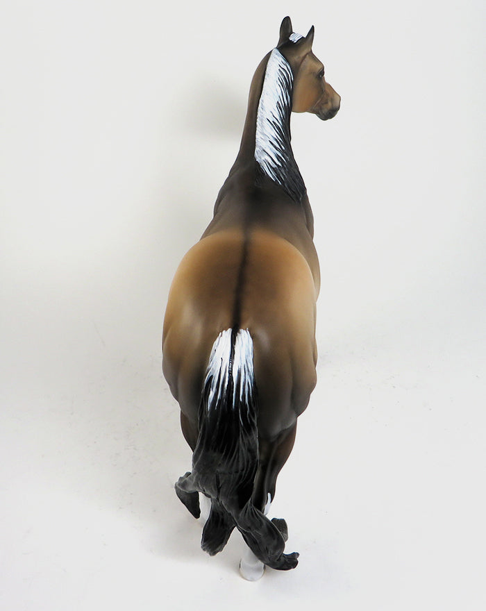 Frosted Dun Model Horse