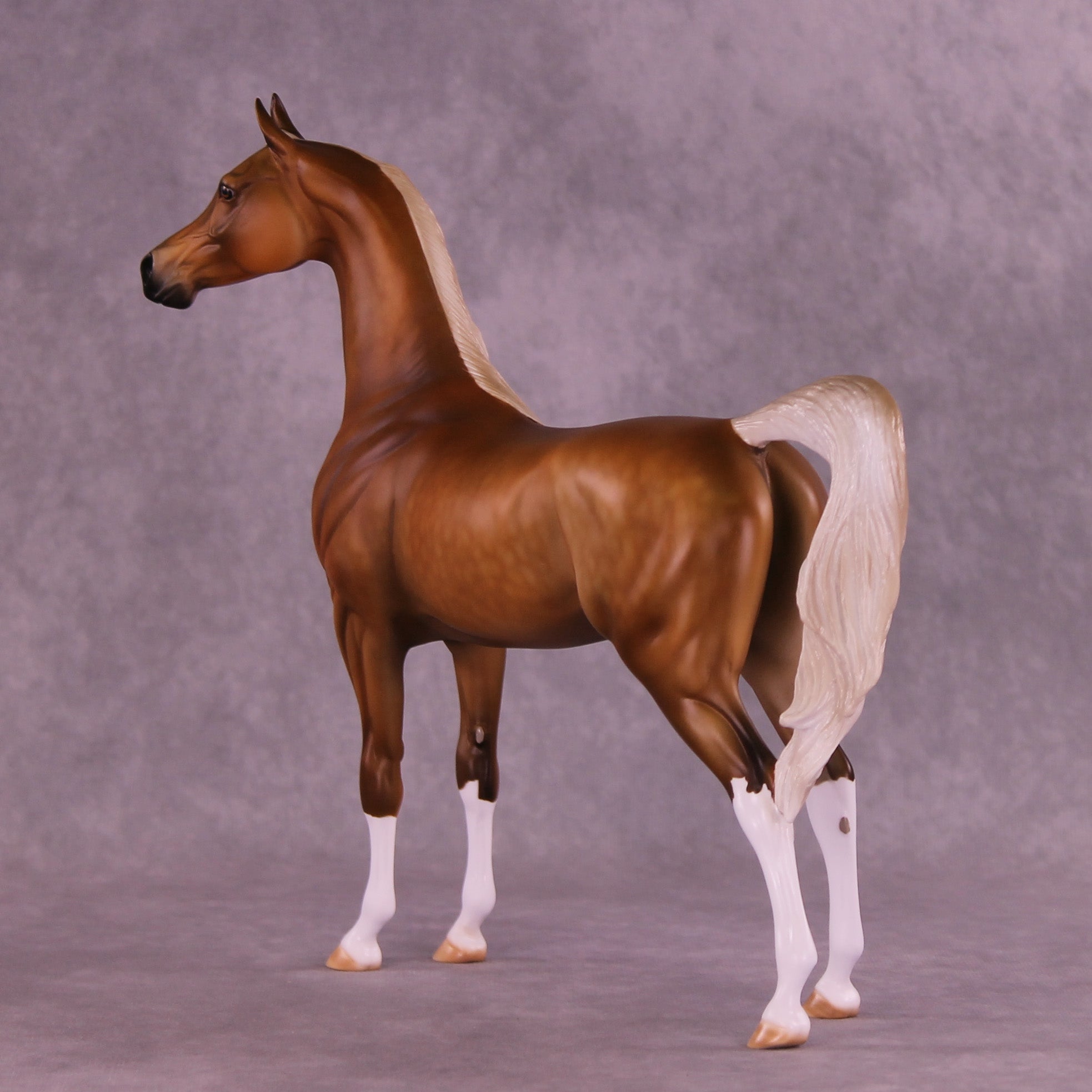 Eggnog Eddie OOAK Arabian Stallion by Julie Keim HS25