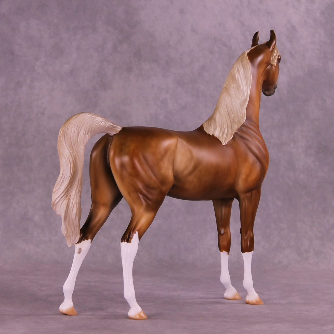 Eggnog Eddie OOAK Arabian Stallion by Julie Keim HS25