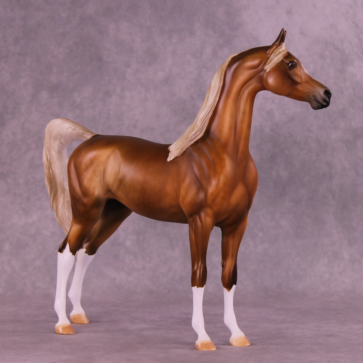 Eggnog Eddie OOAK Arabian Stallion by Julie Keim HS25