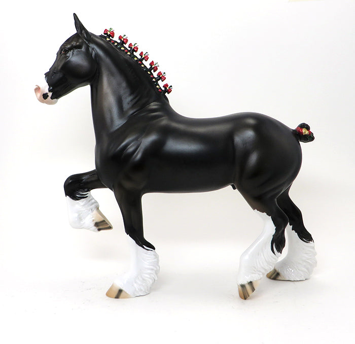 CHINO-DAPPLE BLACK TROTTING DRAFTER-OOAK 10/9