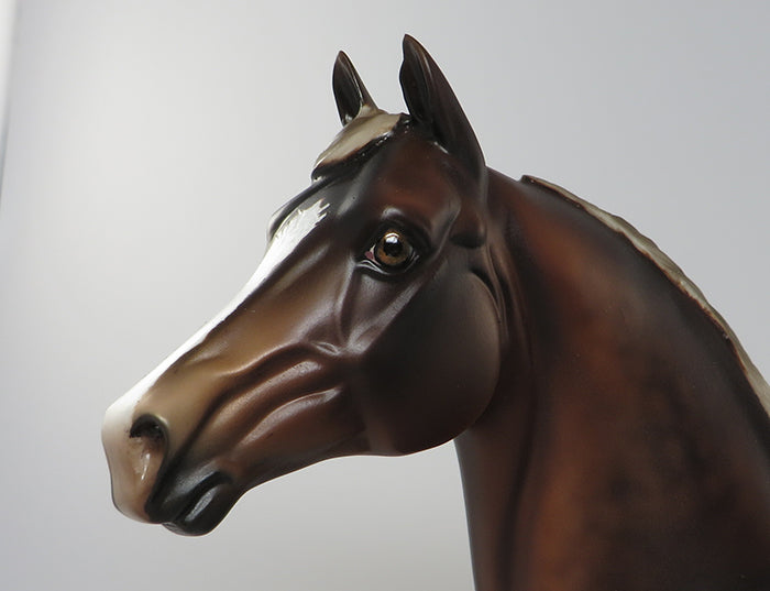 FABRIZO-FLAXEN DAPPLED CHESTNUT MORGAN MODEL HORSE 6/30