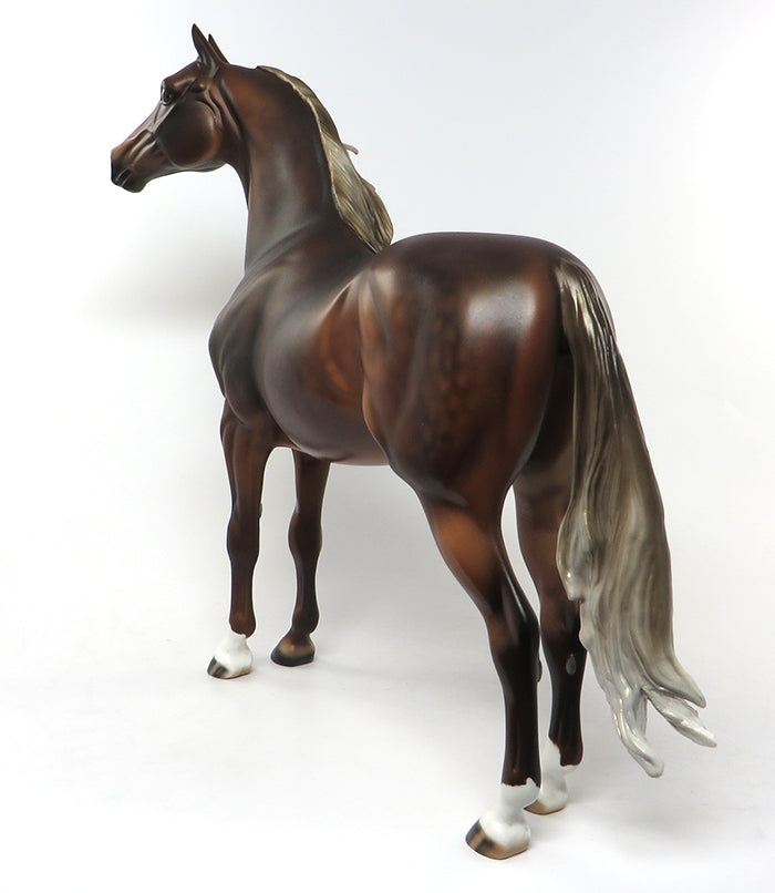FABRIZO-FLAXEN DAPPLED CHESTNUT MORGAN MODEL HORSE 6/30