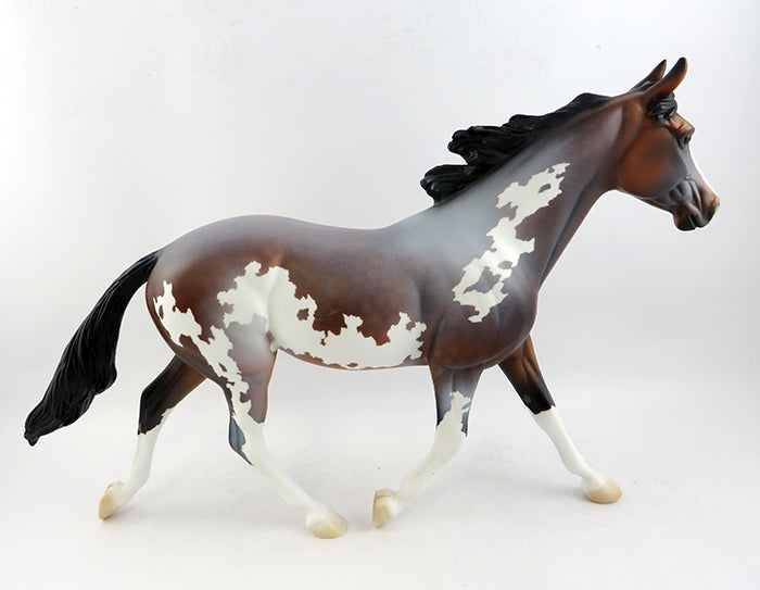 FALLEN ANGEL-OOAK BAY ROAN PAINT PALOUSE MODEL HORSE 1/25/17