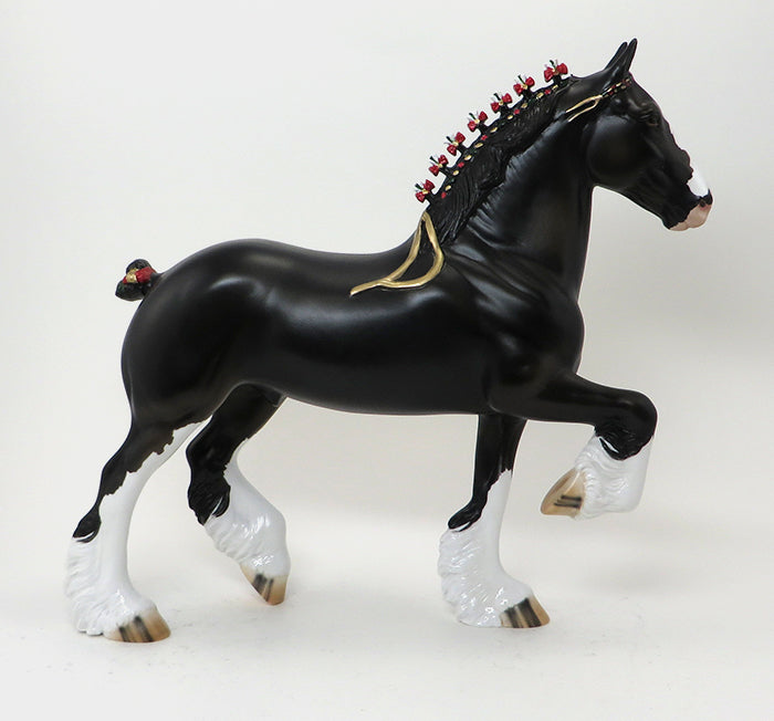 CHINO-DAPPLE BLACK TROTTING DRAFTER-OOAK 10/9