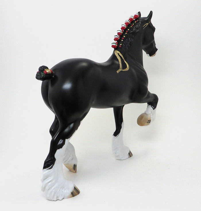 CHINO-DAPPLE BLACK TROTTING DRAFTER-OOAK 10/9