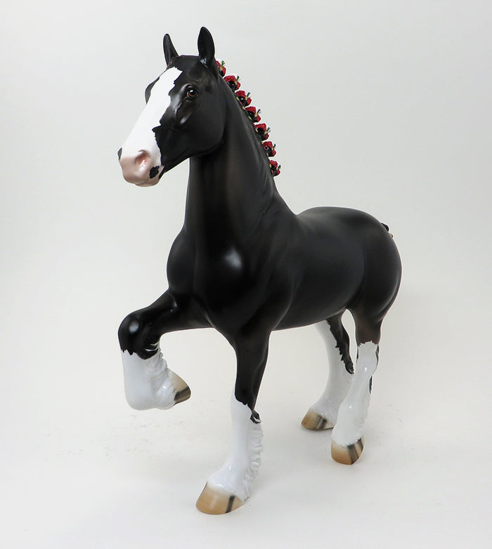 CHINO-DAPPLE BLACK TROTTING DRAFTER-OOAK 10/9