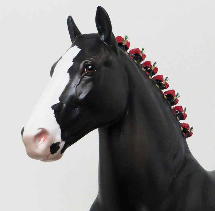 CHINO-DAPPLE BLACK TROTTING DRAFTER-OOAK 10/9