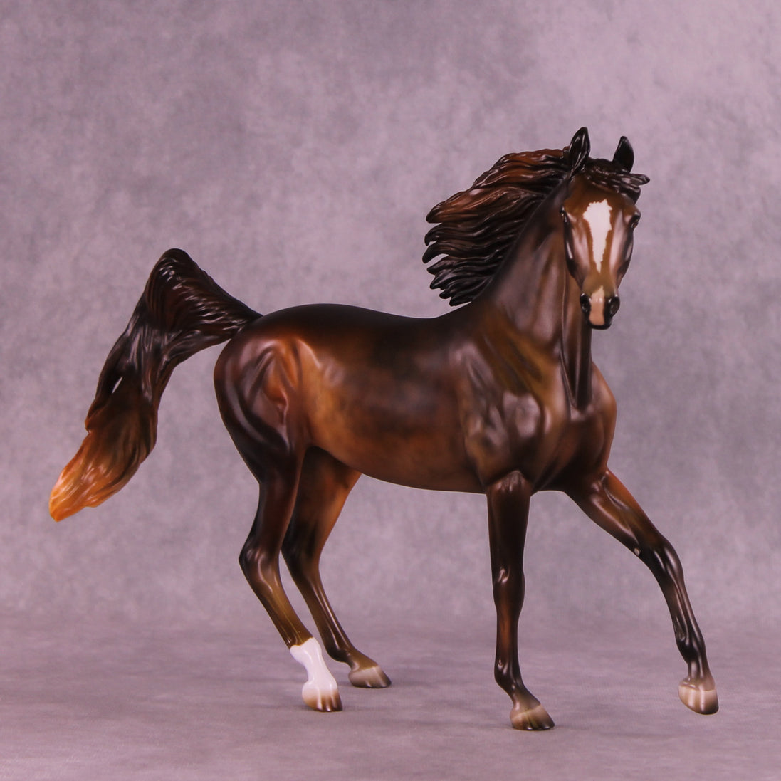 Figgy Pudding OOAK Arabian Mare by Julie Keim HS25