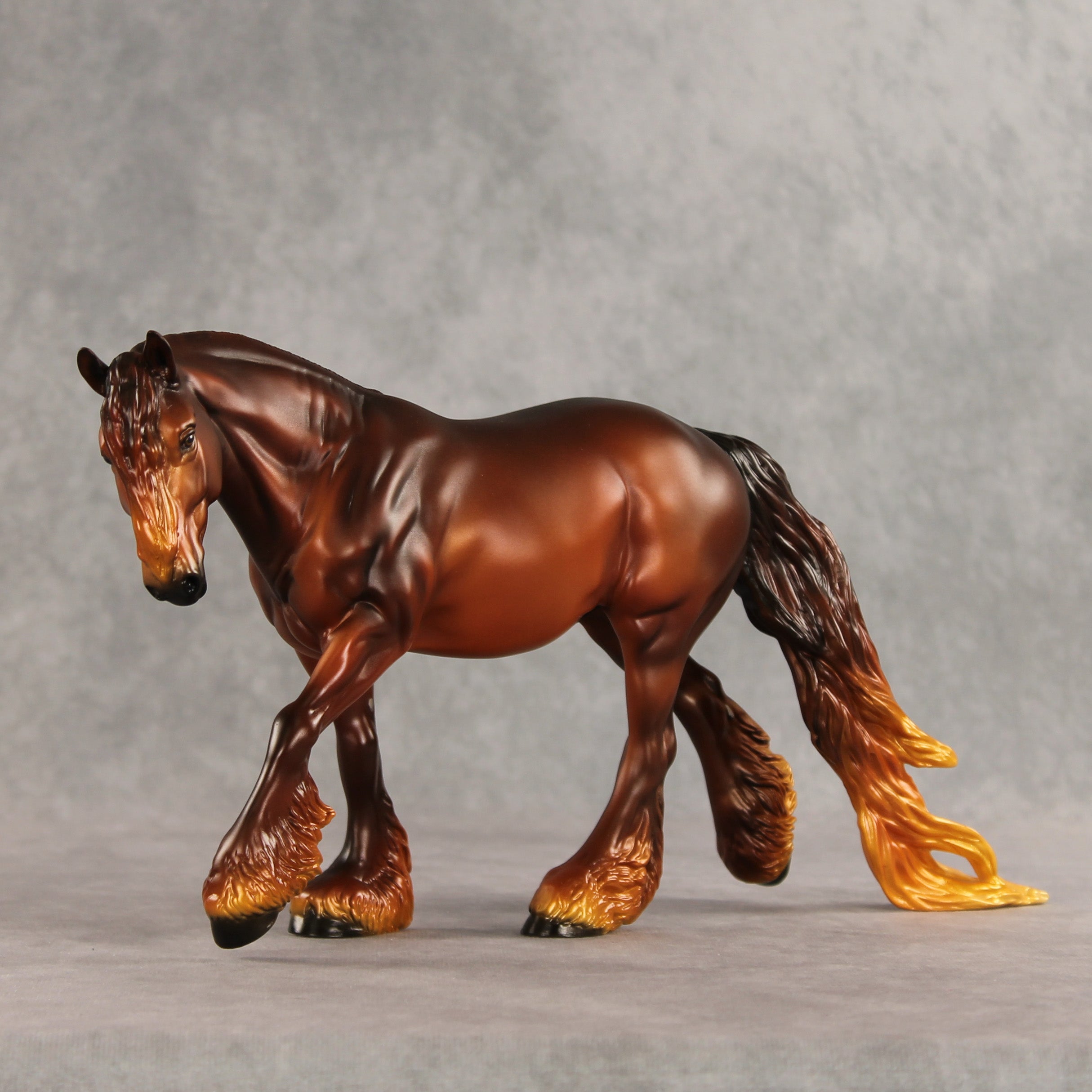 Fire Within OOAK FCM Irish Cob by Ellen Robbins VV26