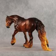 Fire Within OOAK FCM Irish Cob by Ellen Robbins VV26