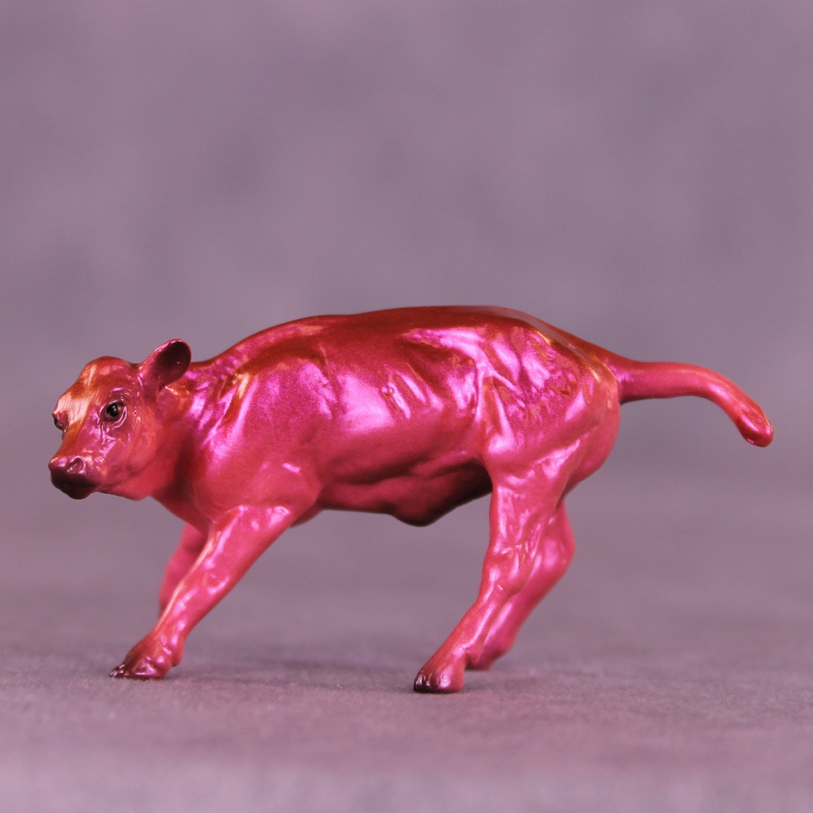 First Class OOAK Chip Cow by Erin Corbett VV26