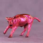 First Class OOAK Chip Cow by Erin Corbett VV26