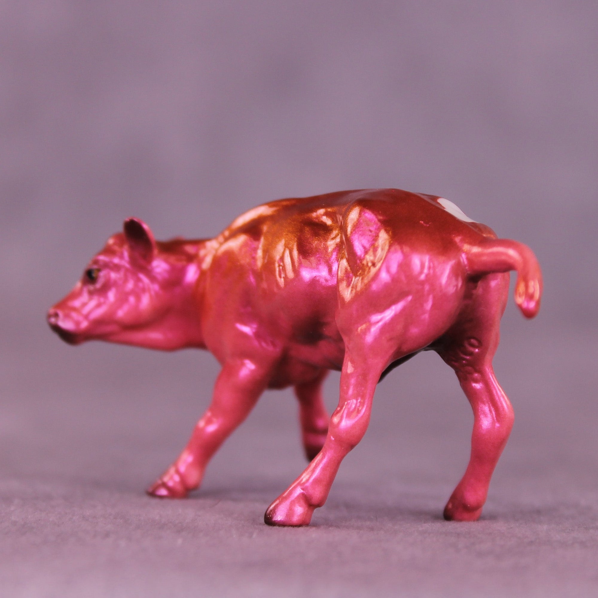 First Class OOAK Chip Cow by Erin Corbett VV26