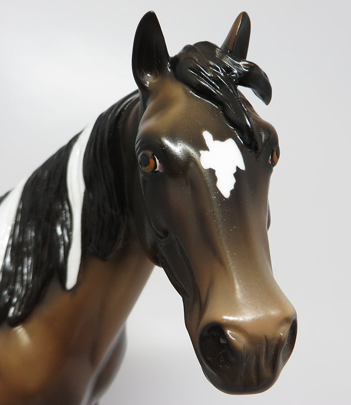 FITZGERALD-OOAK BUCKSKIN PAINT ISH MODEL HORSE 8/4