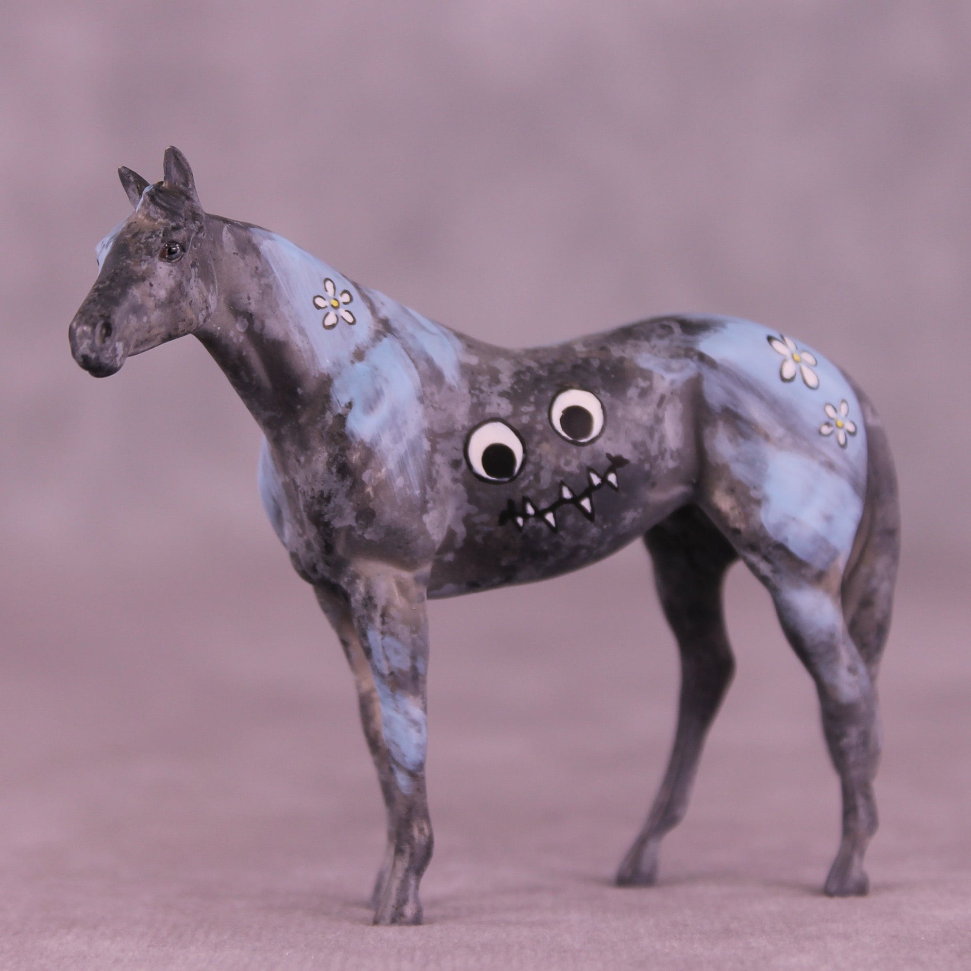 Fluffy OOAK Chip Stock Horse by Jess Hamill MS25