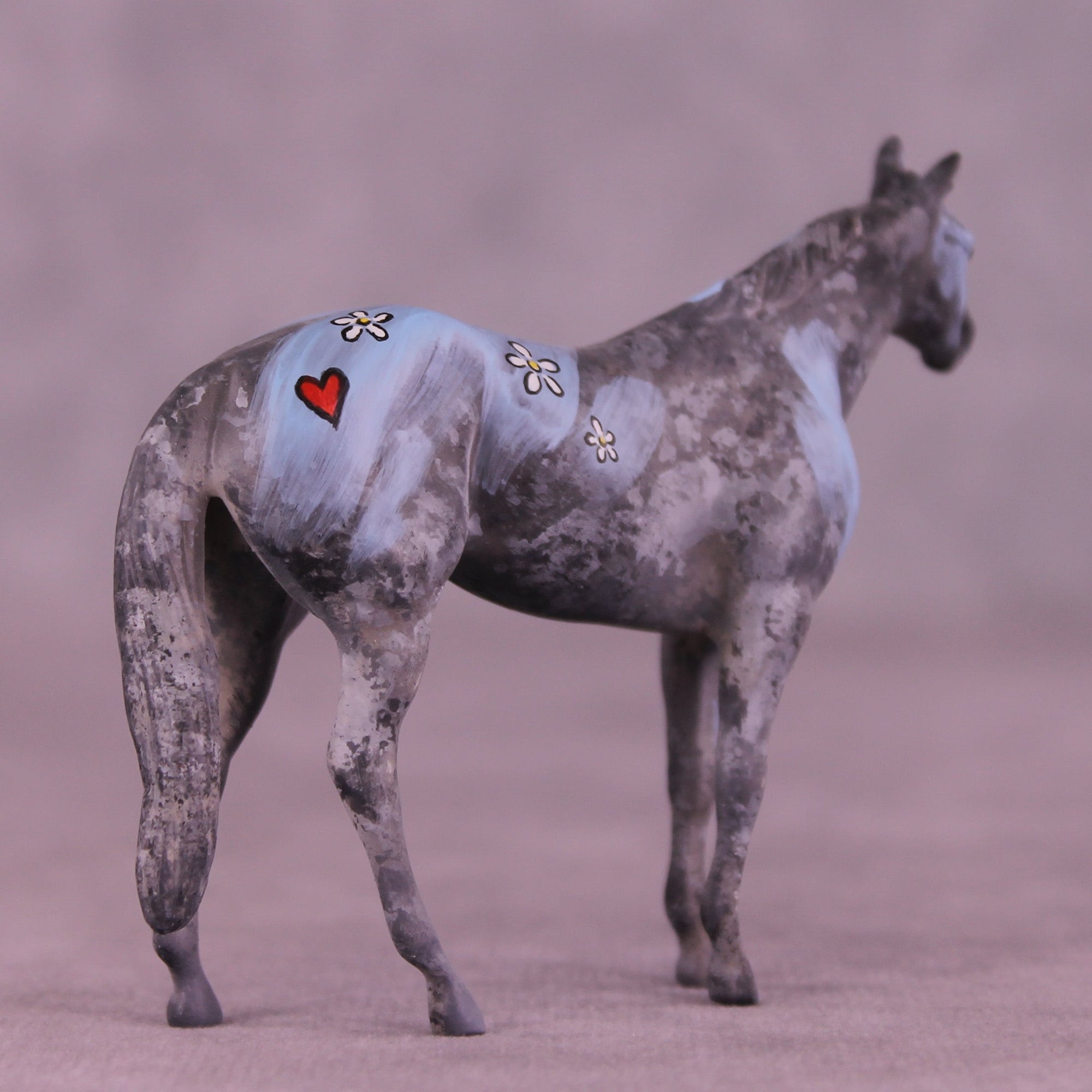 Fluffy OOAK Chip Stock Horse by Jess Hamill MS25