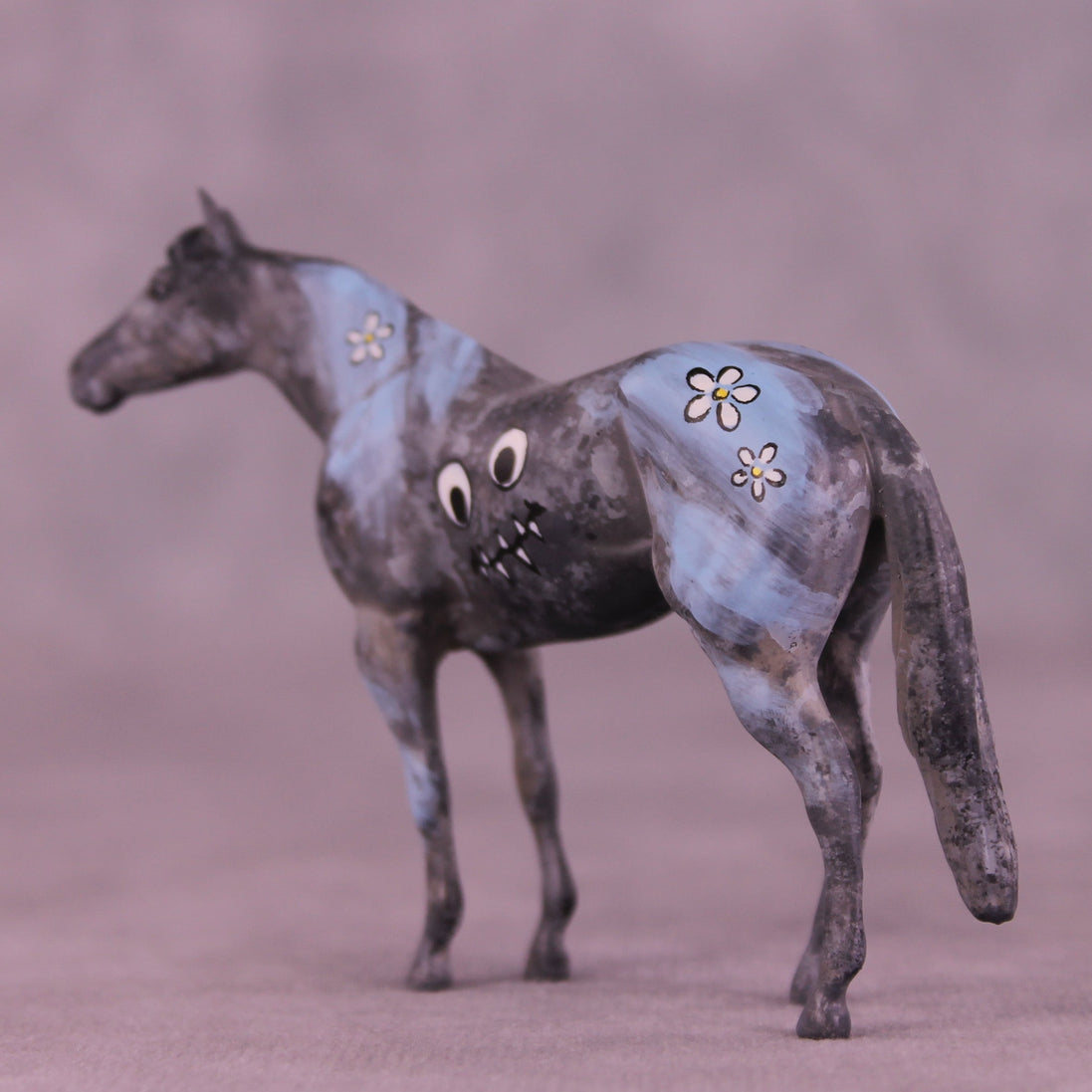 Fluffy OOAK Chip Stock Horse by Jess Hamill MS25