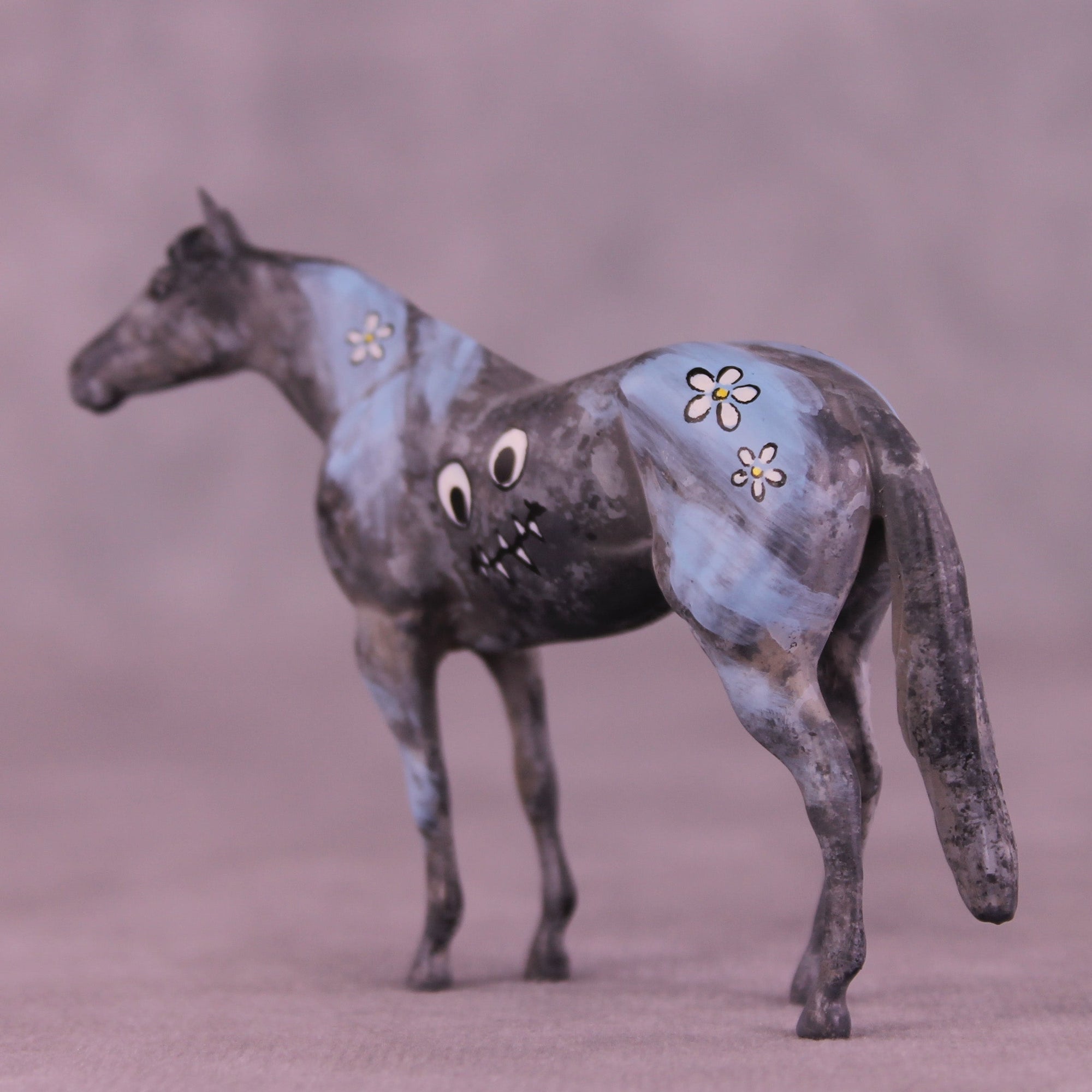 Fluffy OOAK Chip Stock Horse by Jess Hamill MS25