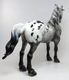 FLYNN RIDER-LE-10 LOUD APPALOOSA STANDING DRAFTER MODEL HORSE EQ 2016 7/28