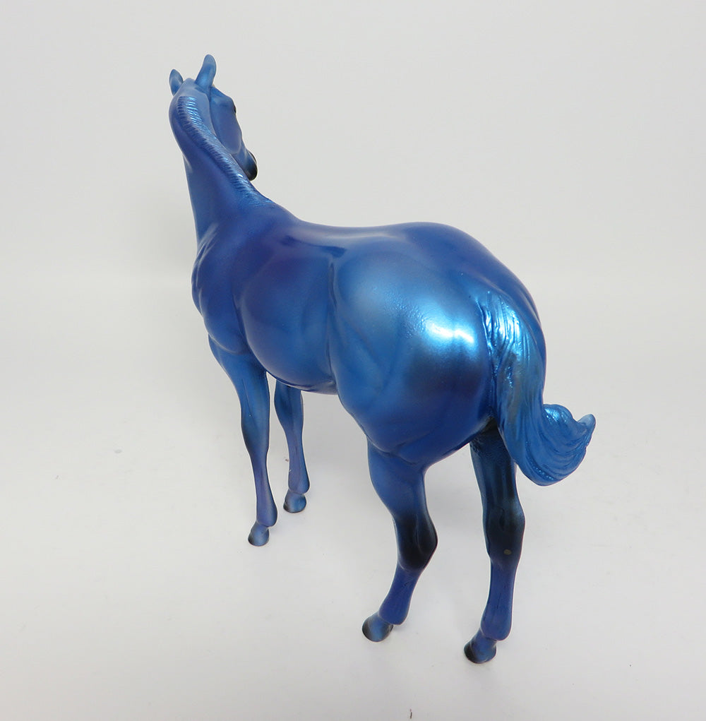 FORGET ME KNOT-OOAK DARK BLUE UNICORN EQ 2017