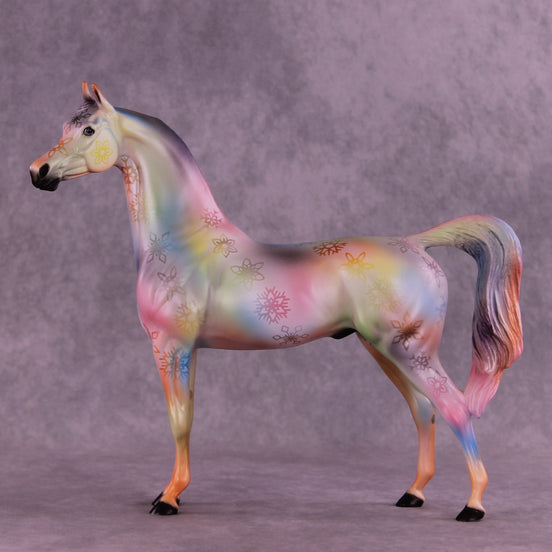 Frost OOAK Arabian Stallion by Dawn Quick HS25