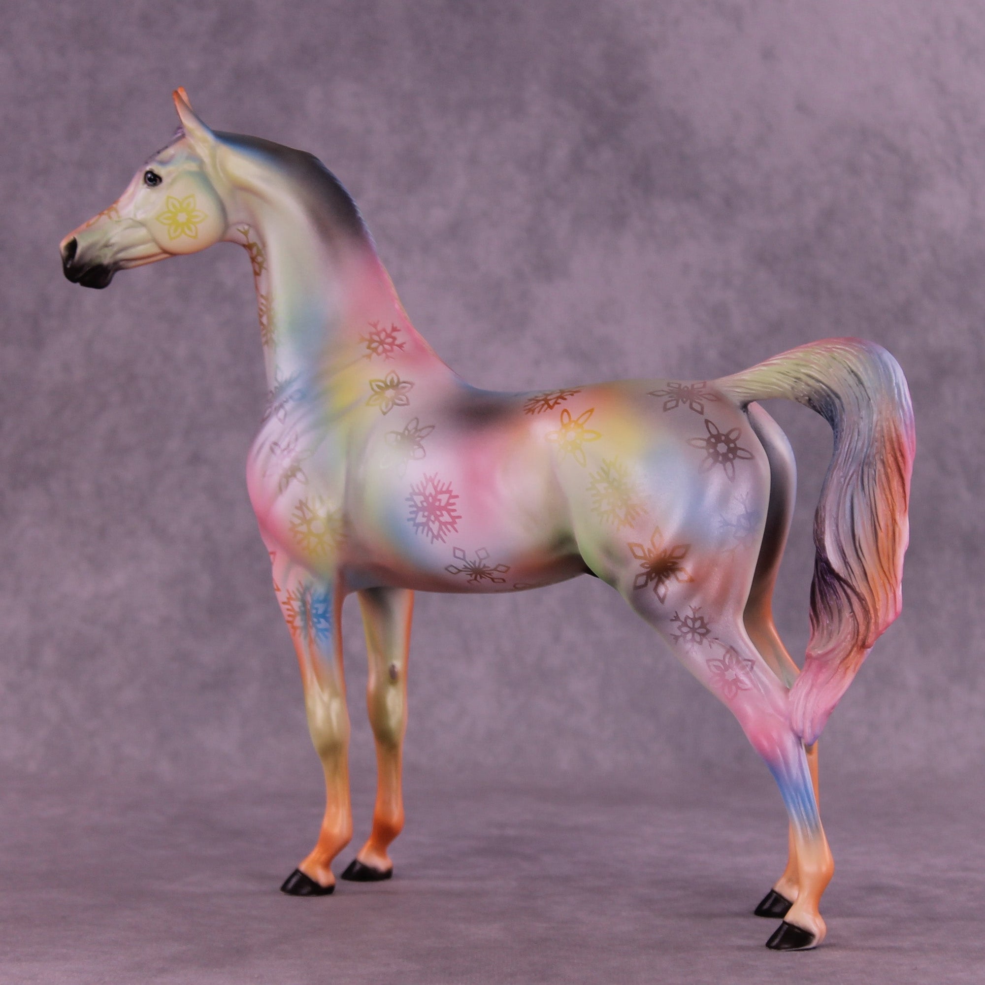 Frost OOAK Arabian Stallion by Dawn Quick HS25