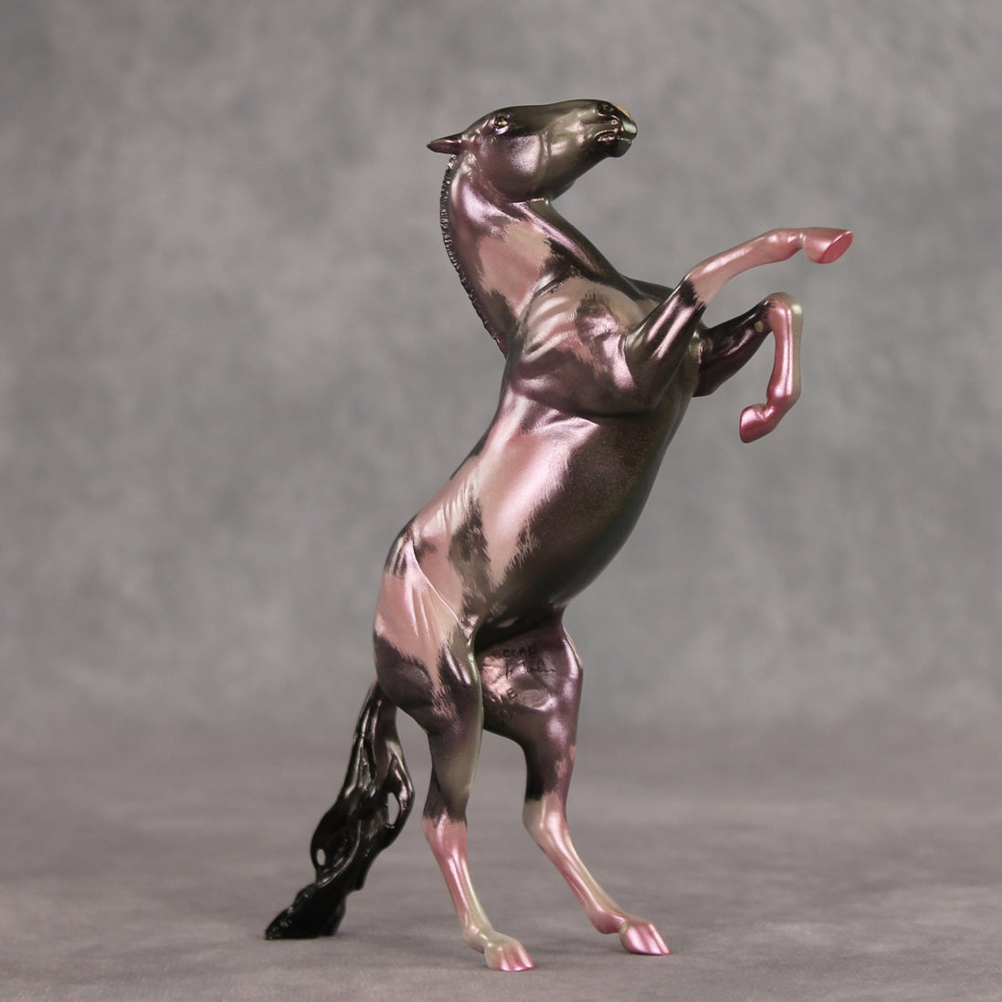 Frosted Lilac OOAK Pebble Mustang by Julie Keim VV26