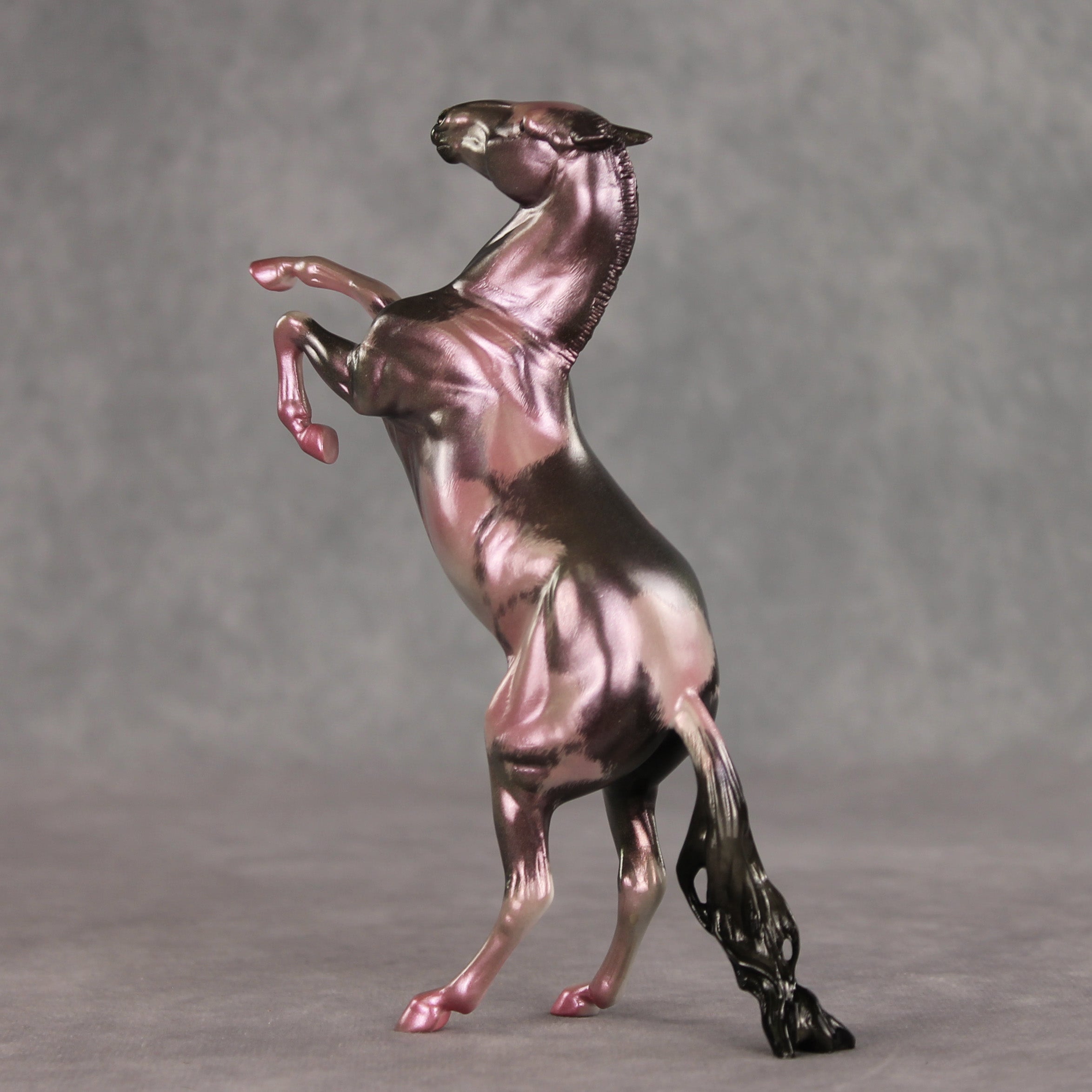 Frosted Lilac OOAK Pebble Mustang by Julie Keim VV26