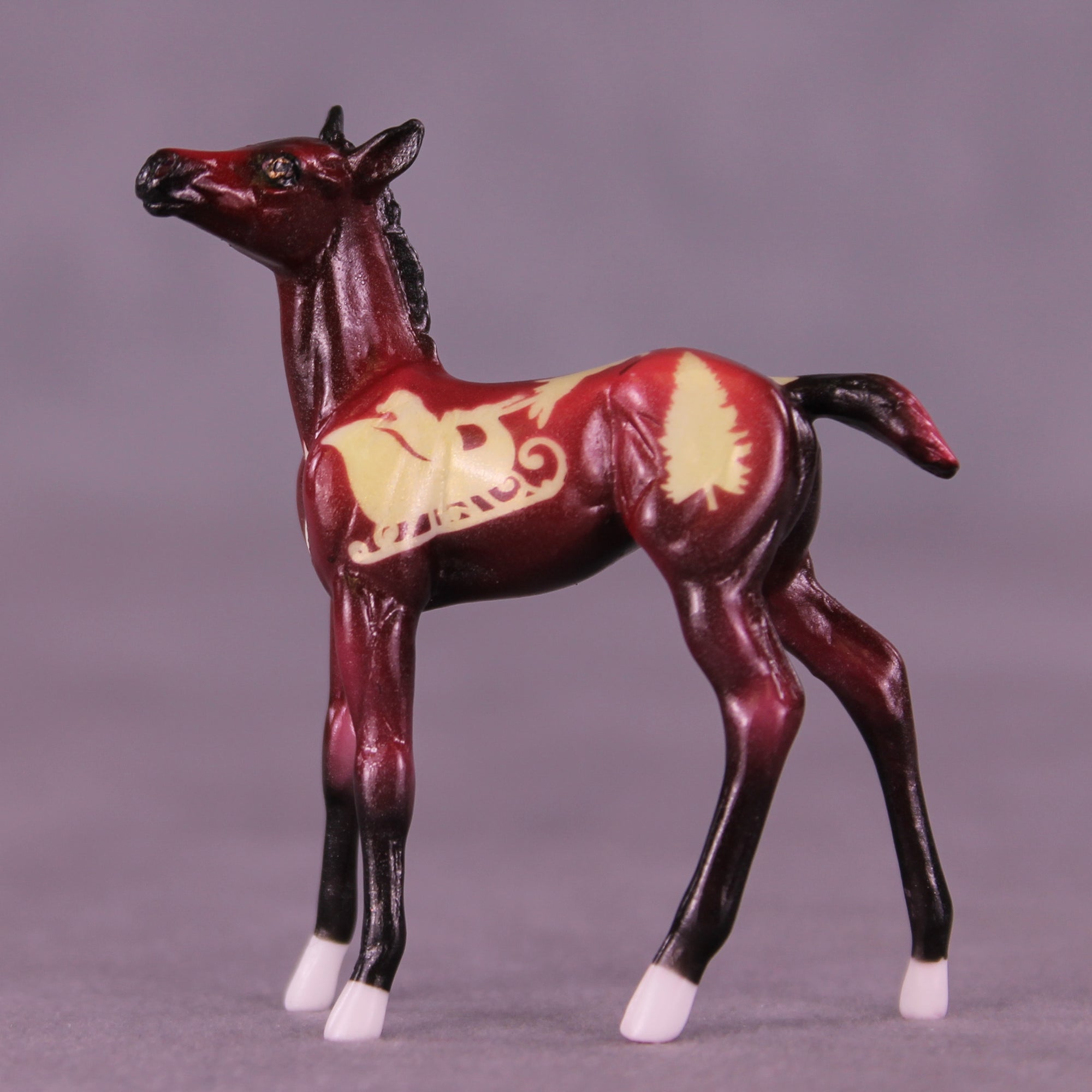 Frosty Puddlehop OOAK Chip Foal by Enrique Duarte HS25