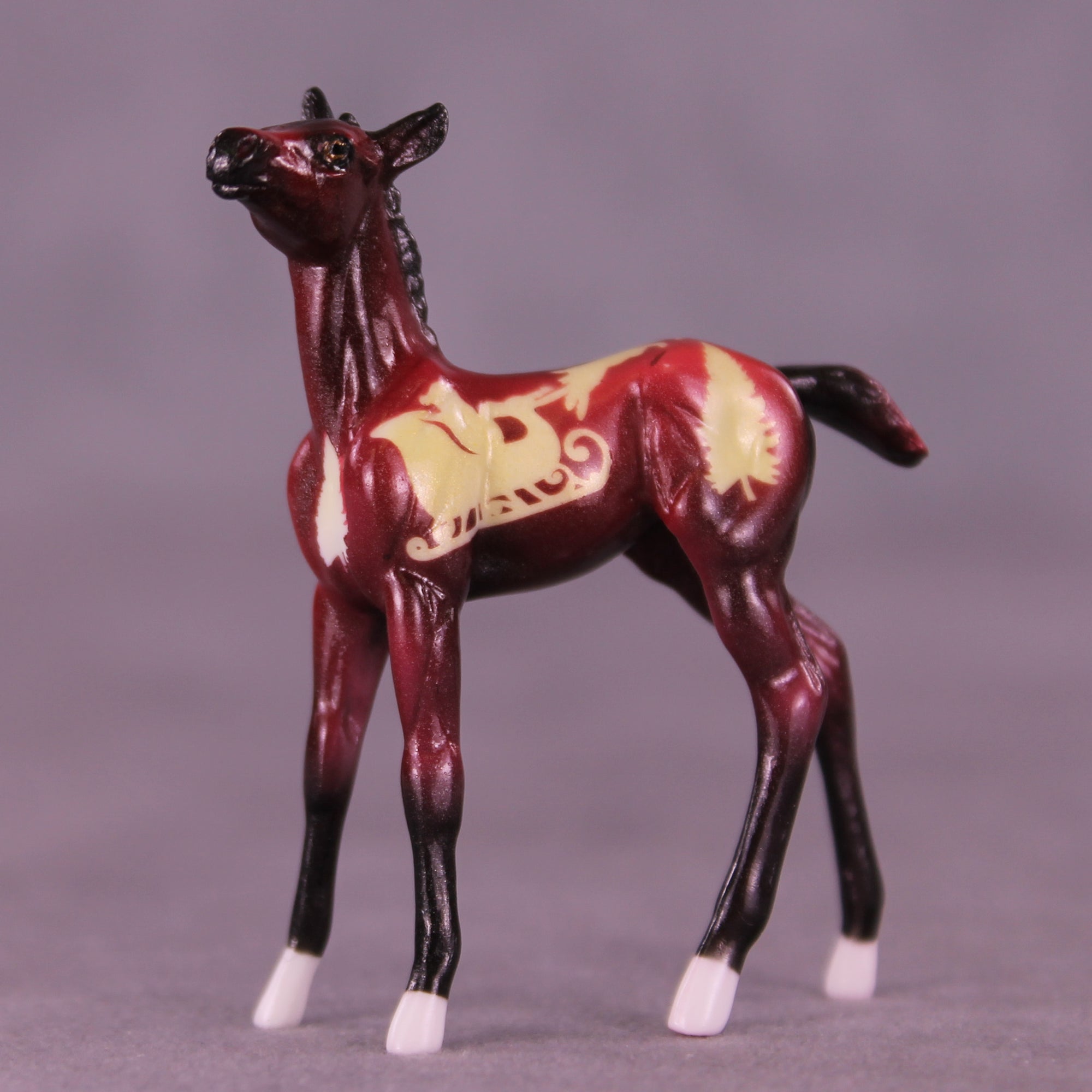 Frosty Puddlehop OOAK Chip Foal by Enrique Duarte HS25