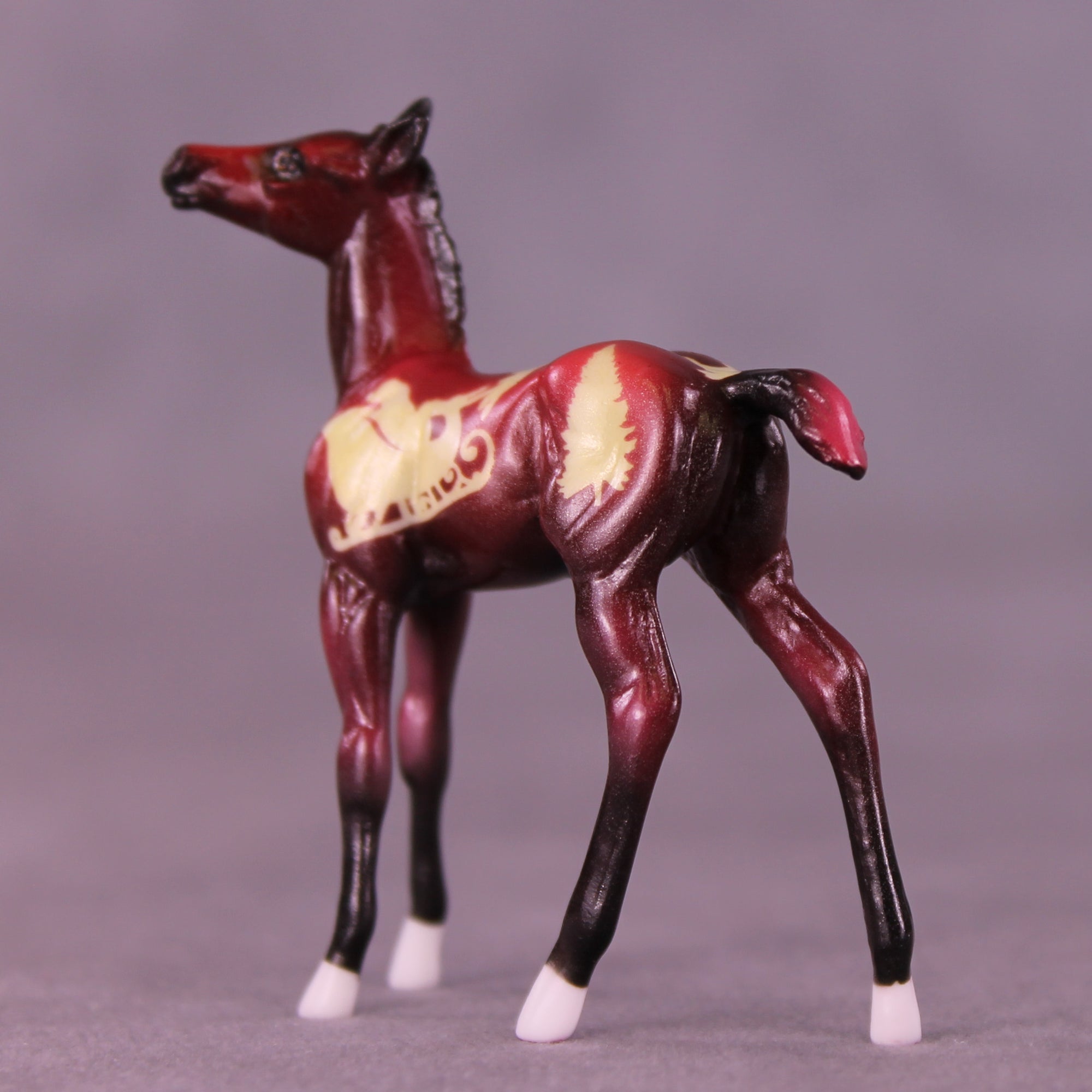 Frosty Puddlehop OOAK Chip Foal by Enrique Duarte HS25