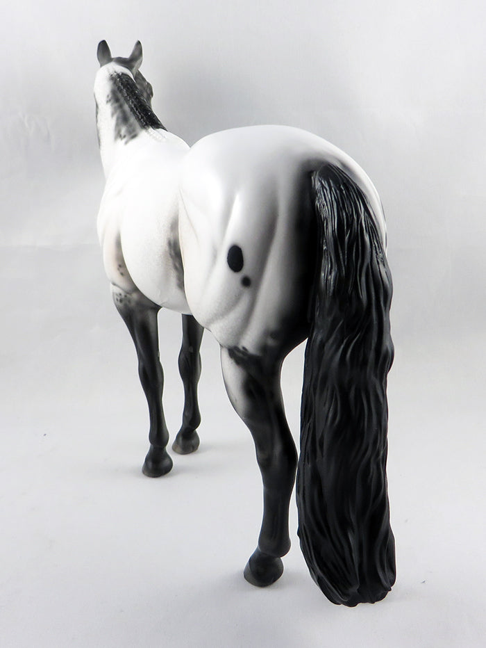 THE ROCK-OOAK APPALOOSA ISH MODEL HORSE 9/8