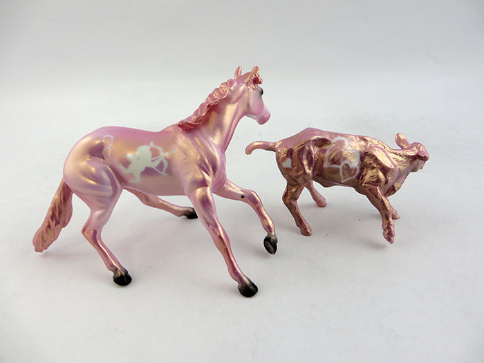 GABRIEL-OOAK DECORATOR VALENTINE CUTTER AND CALF 2/6