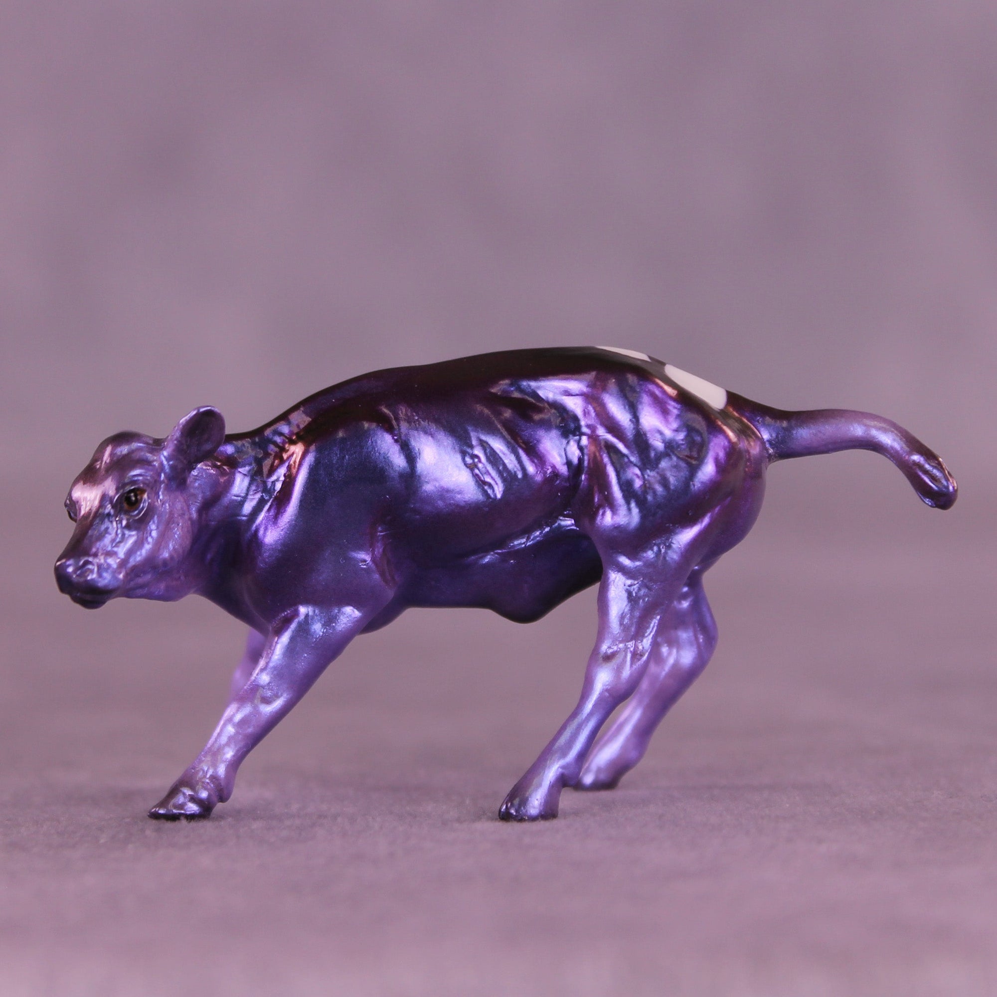 Gaslight OOAK Chip Cow by Erin Corbett VV26