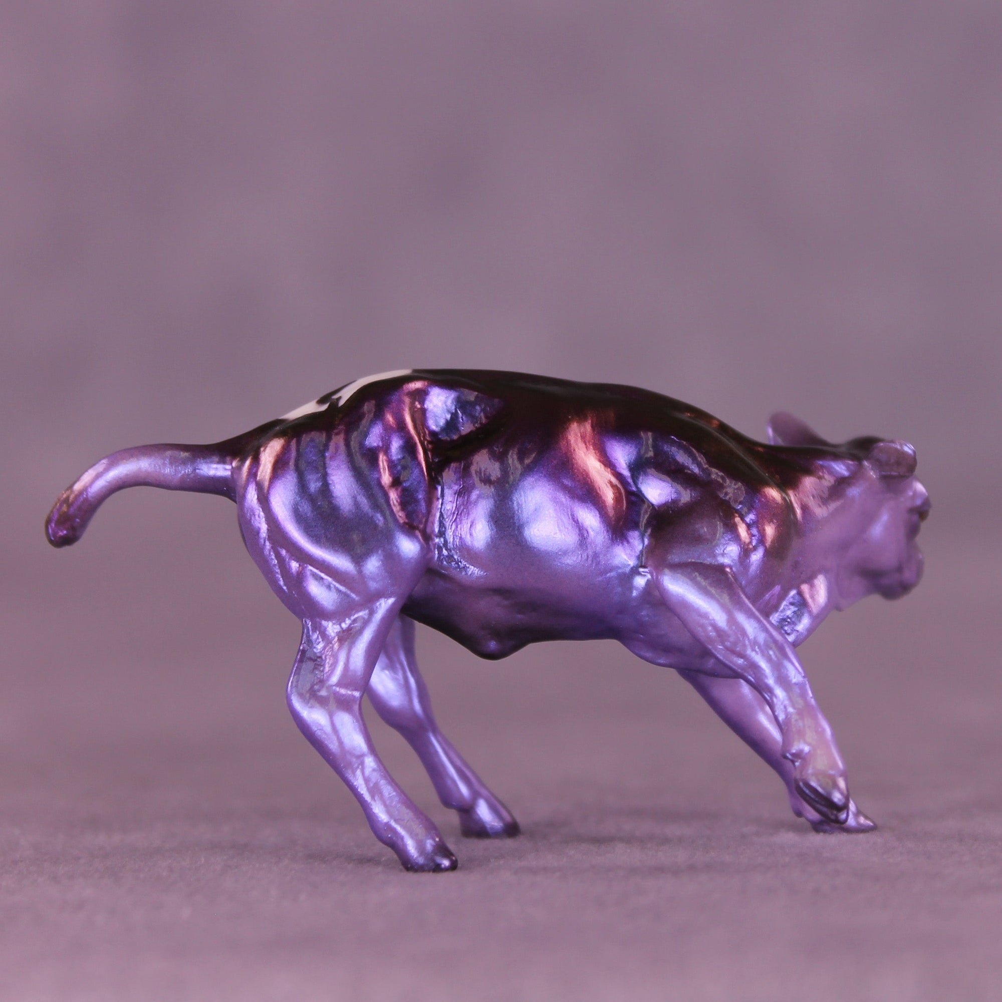Gaslight OOAK Chip Cow by Erin Corbett VV26